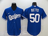 Dodgers 50 Mookie Betts Royal 2020 Nike Cool Base Jersey,baseball caps,new era cap wholesale,wholesale hats